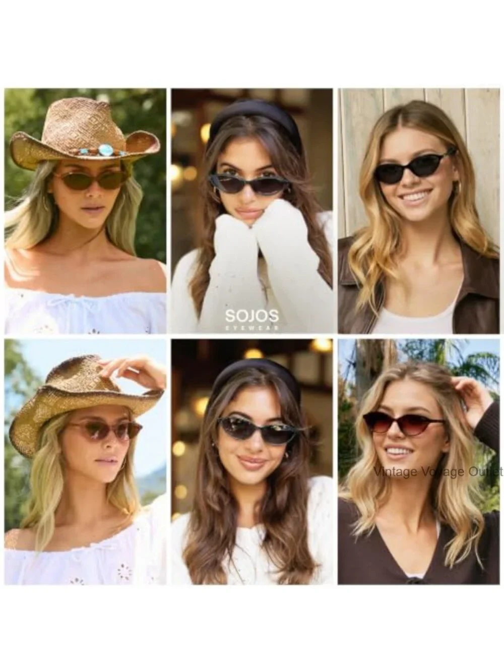Vintage Oval Polarized Sunglasses for Women Trendy Retro 90s UV Protection